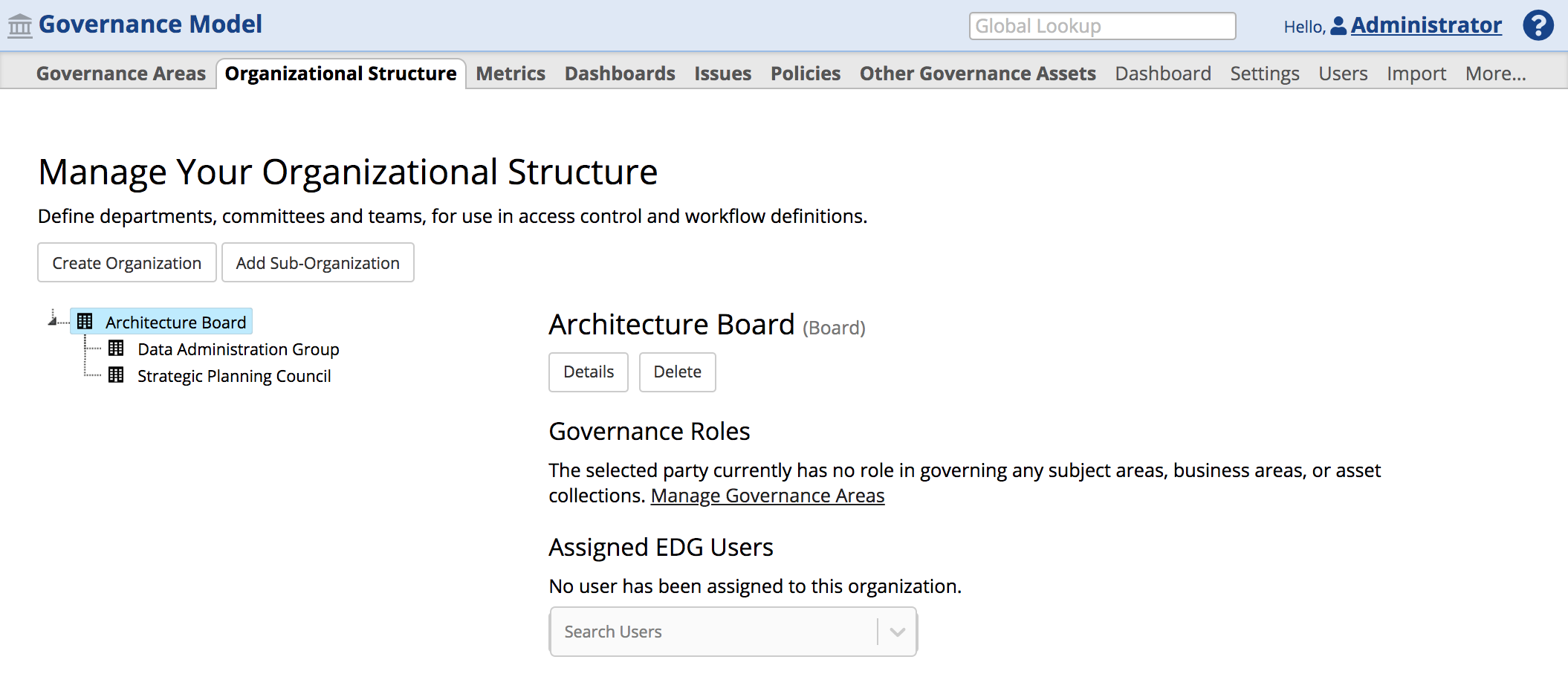TopBraid EDG Governance Roles and Associating Users
