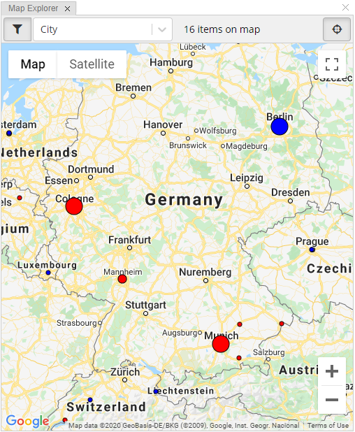 TopBraid EDG Map Explorer - Germany