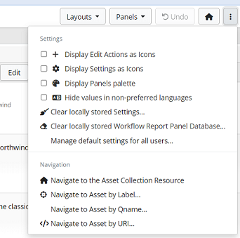 TopBraid EDG Workflow report panel