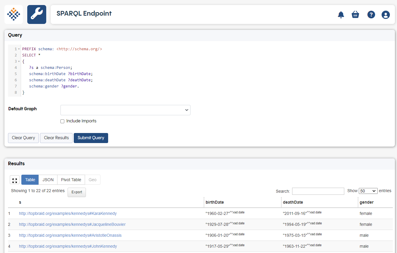 EDG SPARQL Endpoint Client