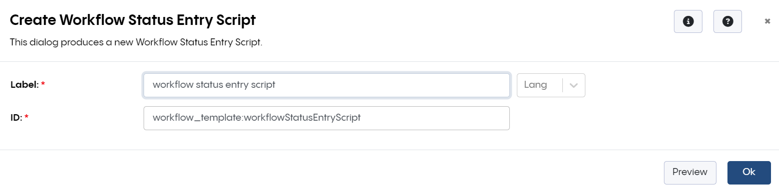 EDG Workflow Status Add Entry Script